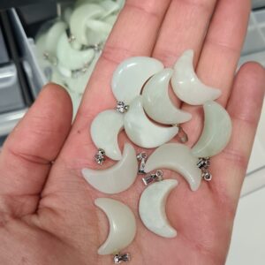 Måne hänge New Jade