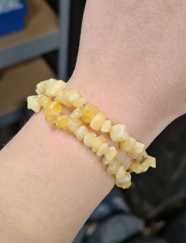 Armband med Gul Kalcit